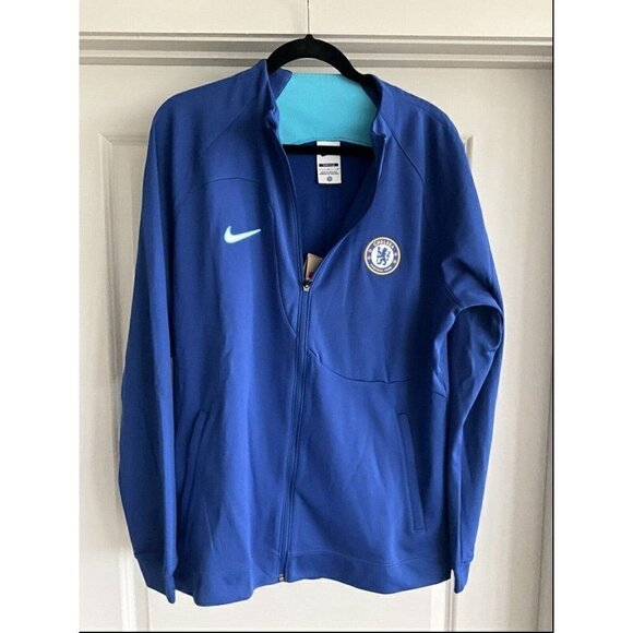 Nike Chelsea F.C. Academy Pro Football Soccer Jacket Men's Size L DM2906-495‎ - Picture 1 of 11